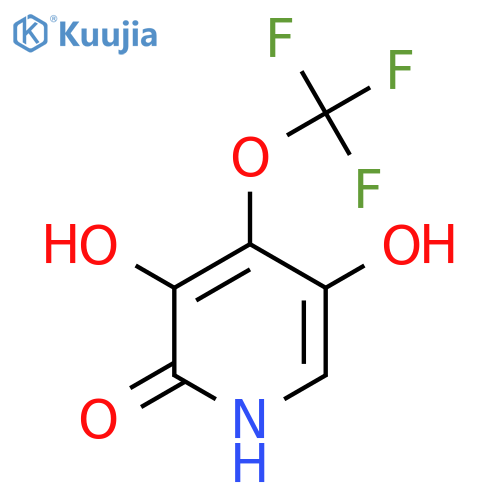 4-(Trifluoromethoxy)-2,3,5-trihydroxypyridine structure