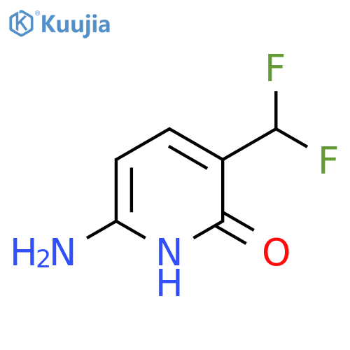 6-Amino-3-(difluoromethyl)-2-hydroxypyridine structure