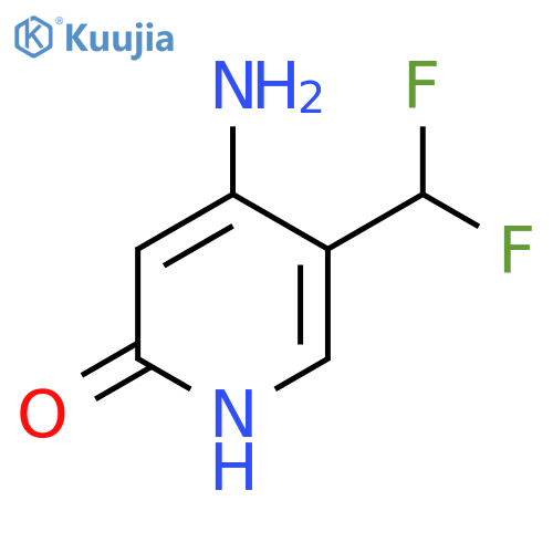 4-Amino-5-(difluoromethyl)-2-hydroxypyridine structure