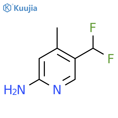 5-(Difluoromethyl)-4-methylpyridin-2-amine structure