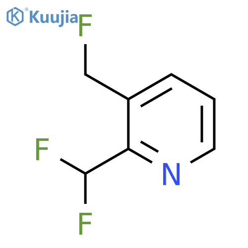 2-(Difluoromethyl)-3-(fluoromethyl)pyridine structure