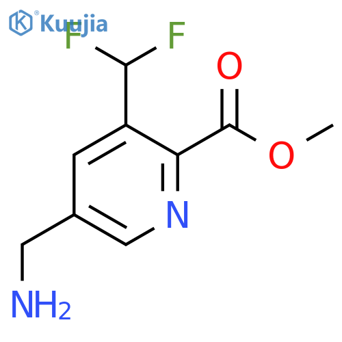 Methyl 5-(aminomethyl)-3-(difluoromethyl)pyridine-2-carboxylate structure