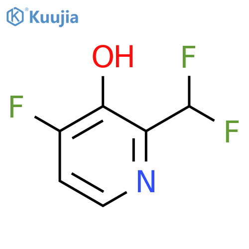 2-(Difluoromethyl)-4-fluoro-3-hydroxypyridine structure