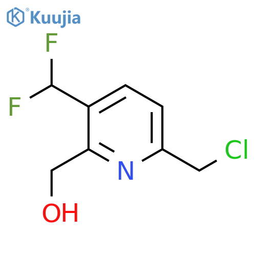 6-(Chloromethyl)-3-(difluoromethyl)pyridine-2-methanol structure