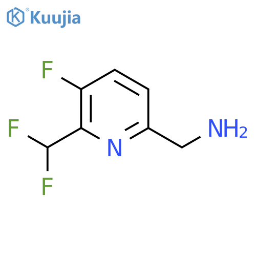 6-(Aminomethyl)-2-(difluoromethyl)-3-fluoropyridine structure