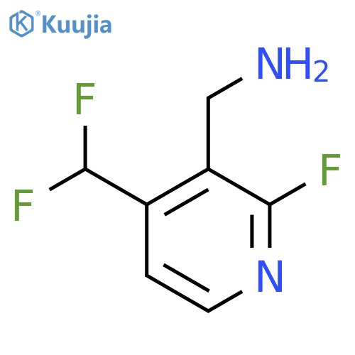 3-(Aminomethyl)-4-(difluoromethyl)-2-fluoropyridine structure