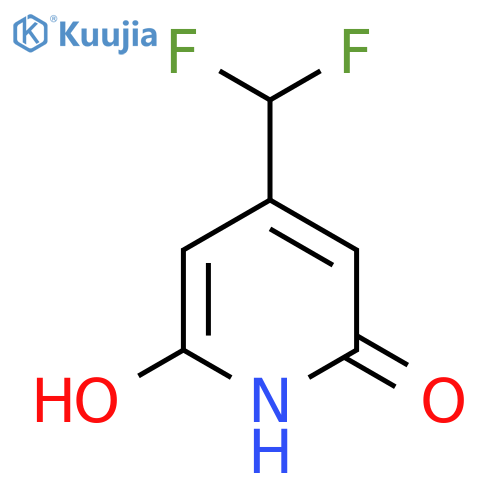 4-(Difluoromethyl)-2,6-dihydroxypyridine structure