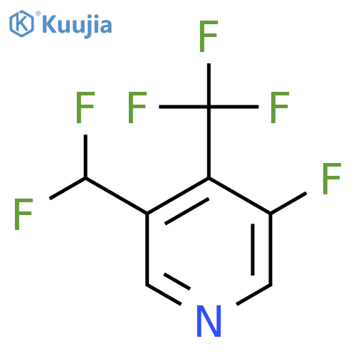 3-(Difluoromethyl)-5-fluoro-4-(trifluoromethyl)pyridine structure