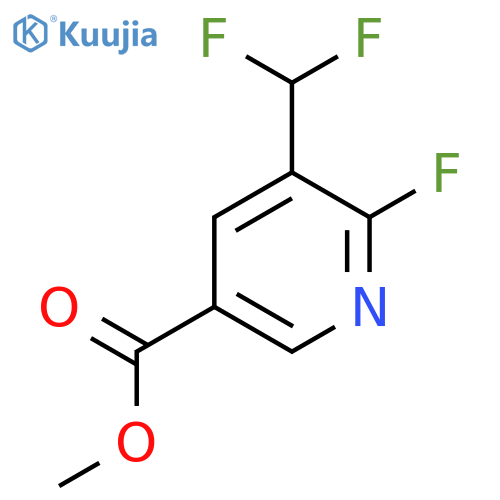 Methyl 5-(difluoromethyl)-6-fluoronicotinate structure