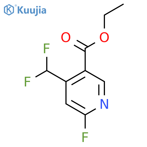 Ethyl 4-(difluoromethyl)-2-fluoropyridine-5-carboxylate structure