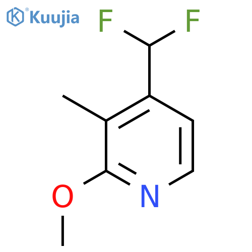 4-(Difluoromethyl)-2-methoxy-3-methylpyridine structure