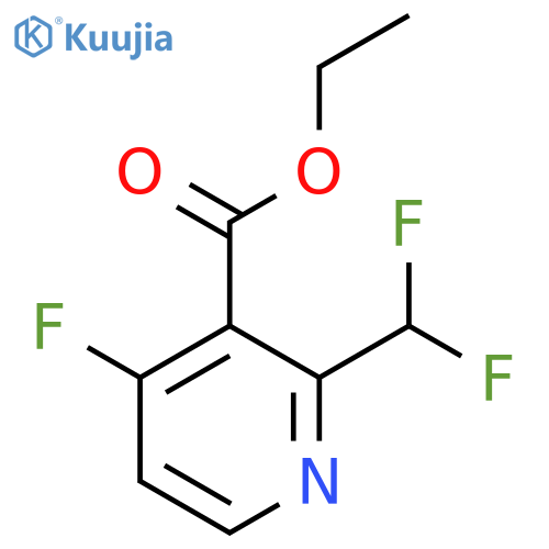 Ethyl 2-(difluoromethyl)-4-fluoropyridine-3-carboxylate structure