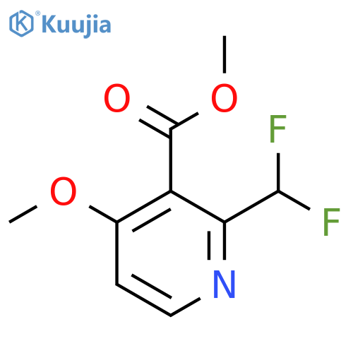 Methyl 2-(difluoromethyl)-4-methoxypyridine-3-carboxylate structure