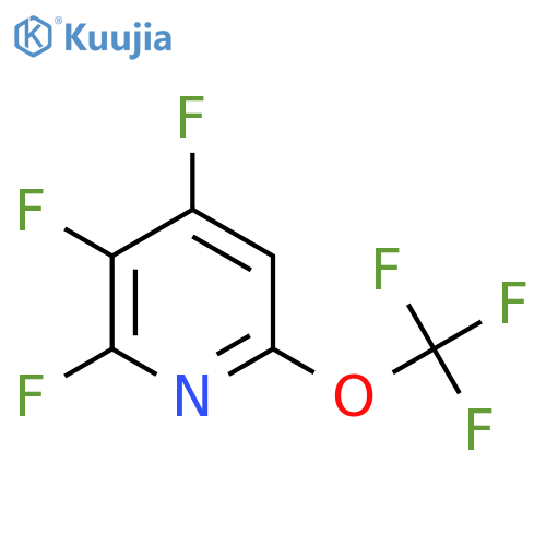 2,3,4-Trifluoro-6-(trifluoromethoxy)pyridine structure