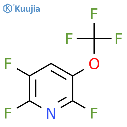 2,3,6-Trifluoro-5-(trifluoromethoxy)pyridine structure