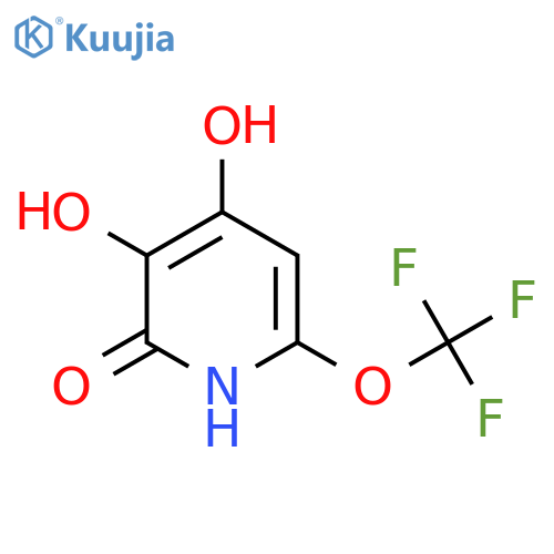 6-(Trifluoromethoxy)-2,3,4-trihydroxypyridine structure