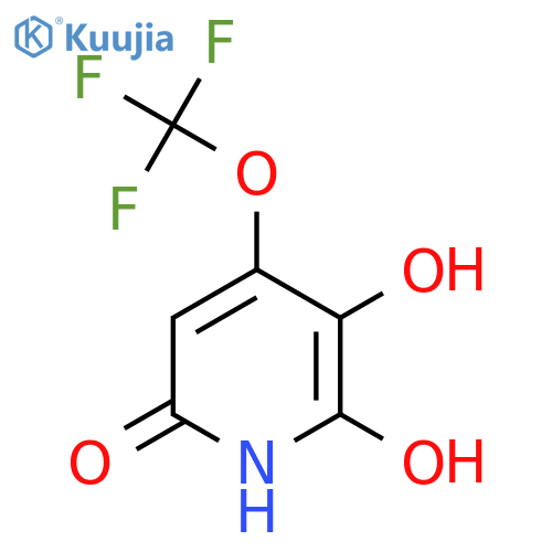 4-(Trifluoromethoxy)-2,3,6-trihydroxypyridine structure