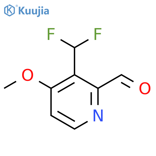 3-(Difluoromethyl)-4-methoxypyridine-2-carboxaldehyde structure