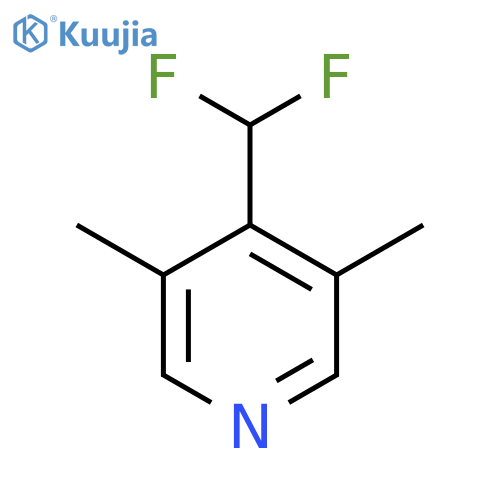 4-(Difluoromethyl)-3,5-dimethylpyridine structure