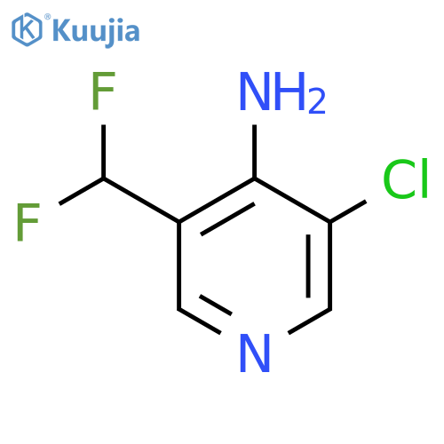 4-Amino-3-chloro-5-(difluoromethyl)pyridine structure