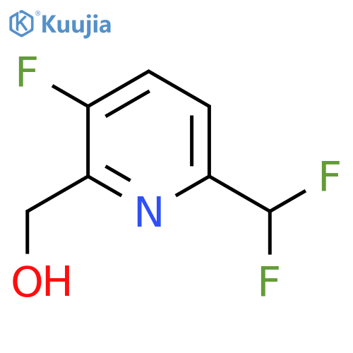 6-(Difluoromethyl)-3-fluoropyridine-2-methanol structure