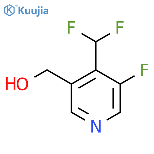 4-(Difluoromethyl)-3-fluoropyridine-5-methanol structure