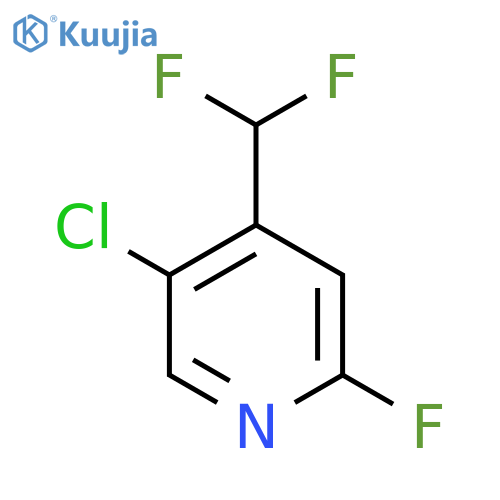5-Chloro-4-(difluoromethyl)-2-fluoropyridine structure