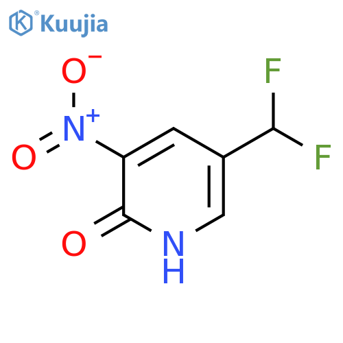 5-(Difluoromethyl)-2-hydroxy-3-nitropyridine structure