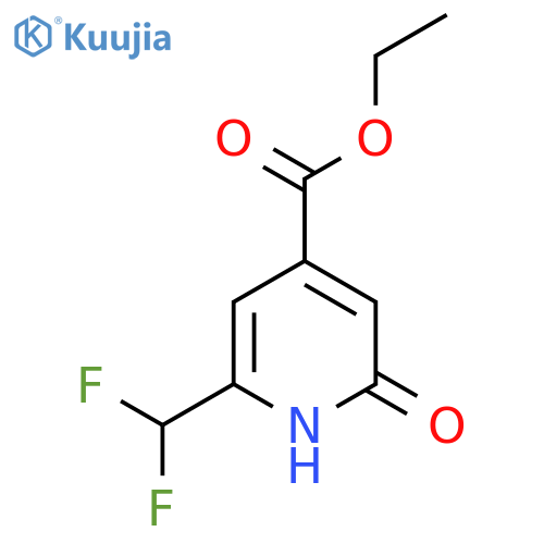 Ethyl 2-(difluoromethyl)-6-hydroxypyridine-4-carboxylate structure
