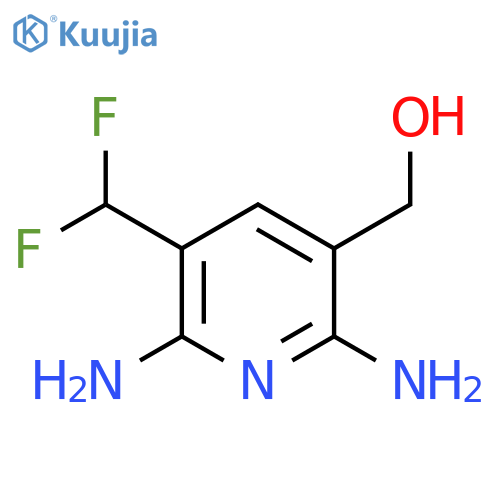 2,6-Diamino-3-(difluoromethyl)pyridine-5-methanol structure