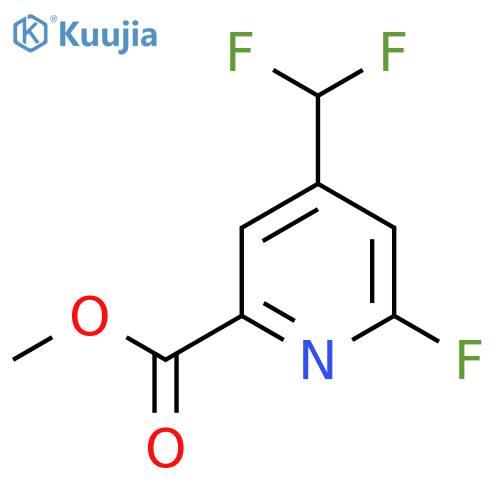 Methyl 4-(difluoromethyl)-2-fluoropyridine-6-carboxylate structure