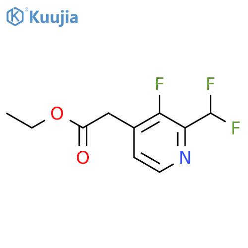 Ethyl 2-(difluoromethyl)-3-fluoropyridine-4-acetate structure