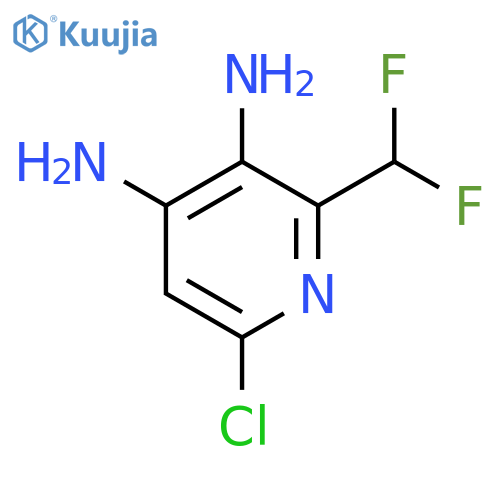 6-Chloro-3,4-diamino-2-(difluoromethyl)pyridine structure