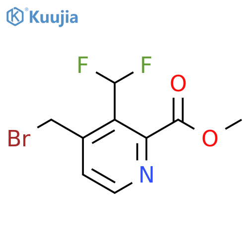 Methyl 4-(bromomethyl)-3-(difluoromethyl)pyridine-2-carboxylate structure