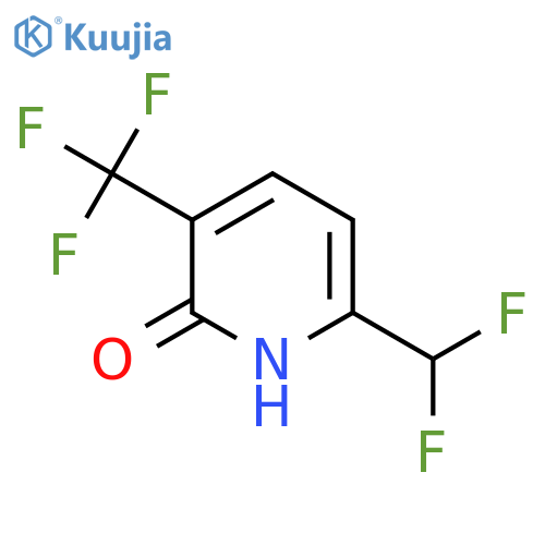 6-(Difluoromethyl)-2-hydroxy-3-(trifluoromethyl)pyridine structure