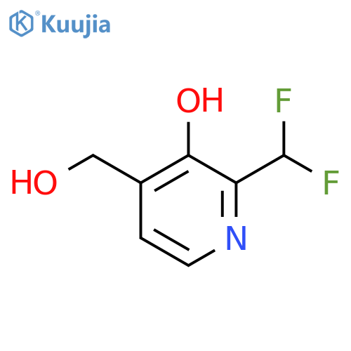 2-(Difluoromethyl)-3-hydroxypyridine-4-methanol structure