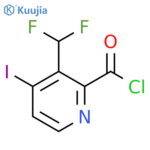 3-(Difluoromethyl)-4-iodopyridine-2-carbonyl chloride structure