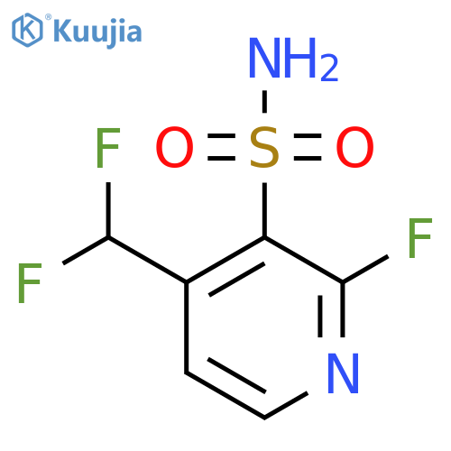 4-(Difluoromethyl)-2-fluoropyridine-3-sulfonamide structure