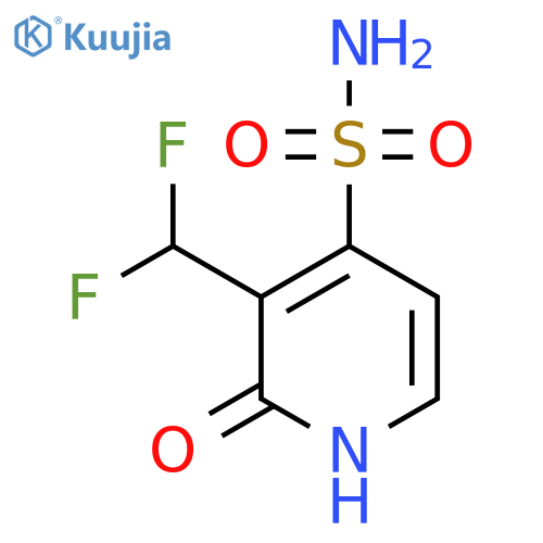 3-(Difluoromethyl)-2-hydroxypyridine-4-sulfonamide structure