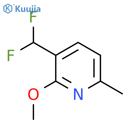3-(Difluoromethyl)-2-methoxy-6-methylpyridine structure