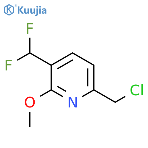6-(Chloromethyl)-3-(difluoromethyl)-2-methoxypyridine structure