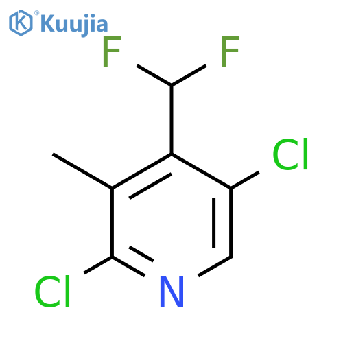 2,5-Dichloro-4-(difluoromethyl)-3-methylpyridine structure