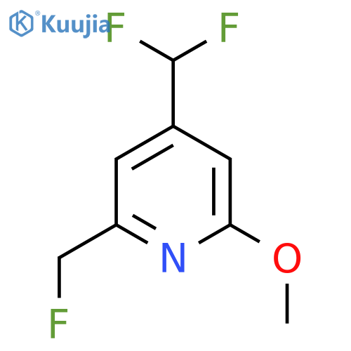 4-(Difluoromethyl)-2-(fluoromethyl)-6-methoxypyridine structure