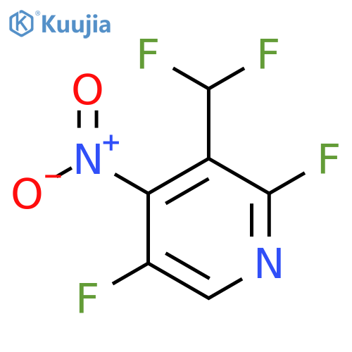 2,5-Difluoro-3-(difluoromethyl)-4-nitropyridine structure