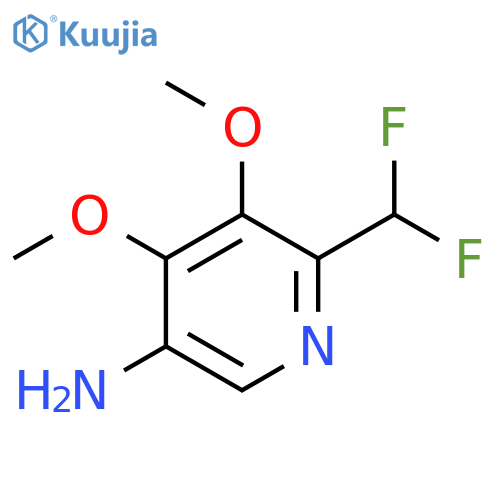5-Amino-2-(difluoromethyl)-3,4-dimethoxypyridine structure