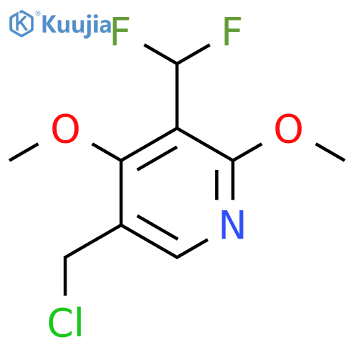 5-(Chloromethyl)-3-(difluoromethyl)-2,4-dimethoxypyridine structure
