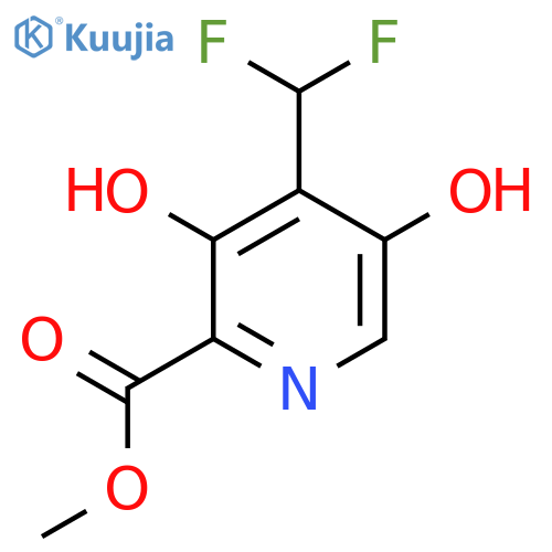 Methyl 4-(difluoromethyl)-3,5-dihydroxypyridine-2-carboxylate structure