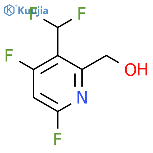 4,6-Difluoro-3-(difluoromethyl)pyridine-2-methanol structure