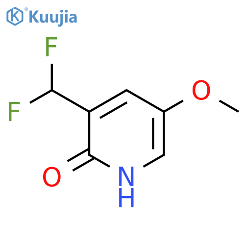 3-(Difluoromethyl)-5-methoxypyridin-2-ol structure