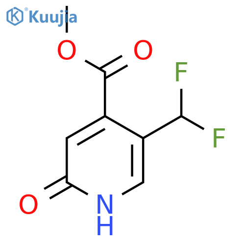Methyl 5-(difluoromethyl)-2-hydroxypyridine-4-carboxylate structure